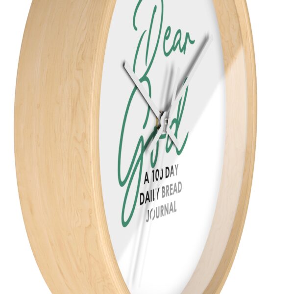 Dear God Wall Clock - A 100 Day Daily Bread Journal - Image 6