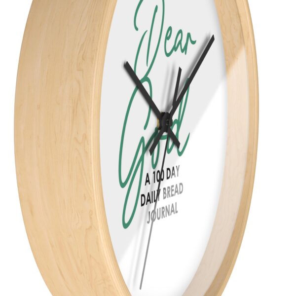 Dear God Wall Clock - A 100 Day Daily Bread Journal - Image 3